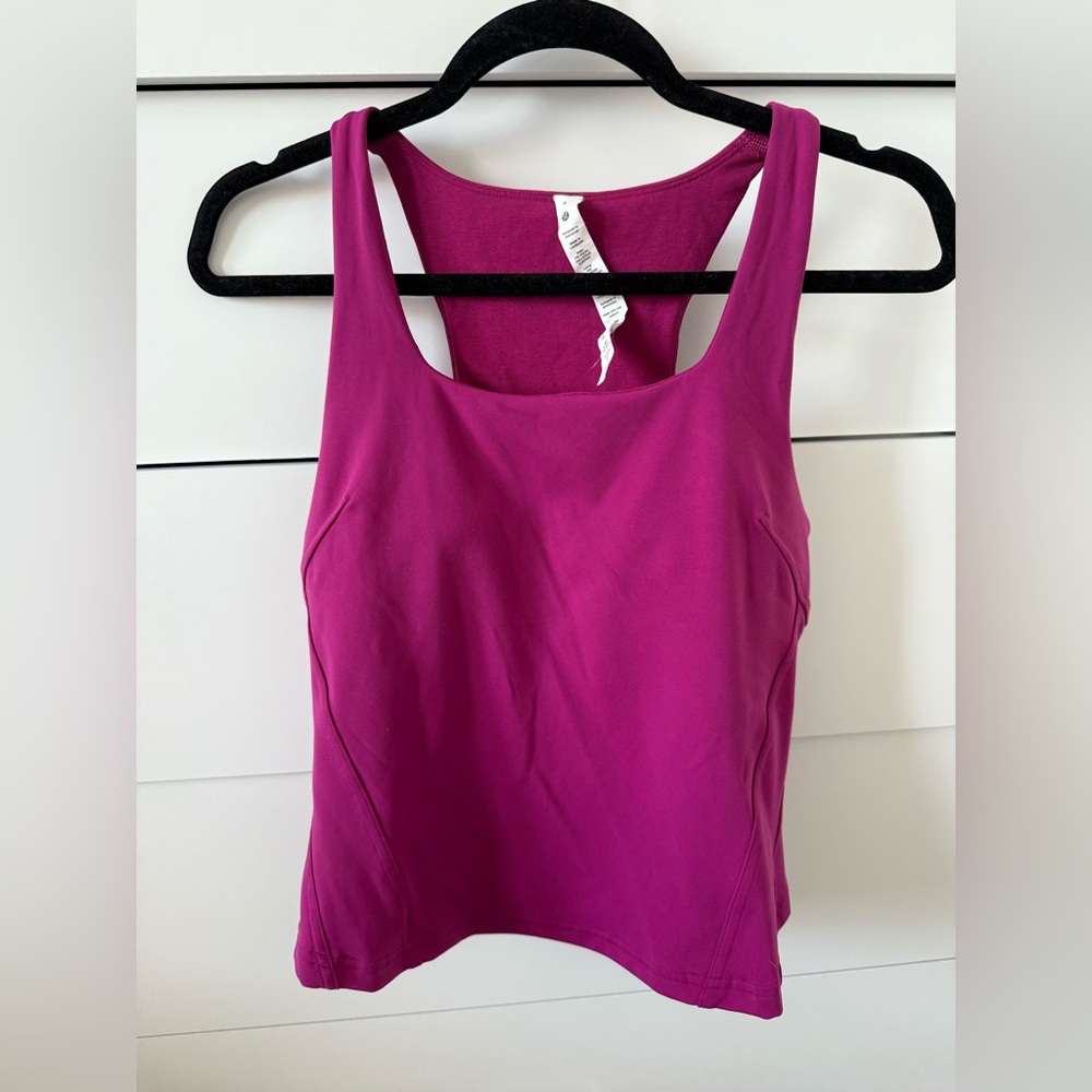 Vibrant Pink Athletic Lululemon Tank Top